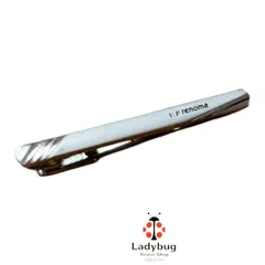 U.P. renoma　ネクタイピン　メンズ　シルバー　ロゴ入り