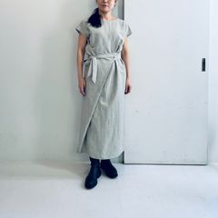 ito fukuoka リネン バックオープン オールインワン バイカラー - メルカリ