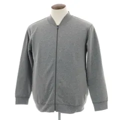 【中古】【未使用】ポロ ラルフローレン Polo Ralph Lauren コットンポリエステル ジップアップ スウェットブルゾン グレー【サイズL】【メンズ】