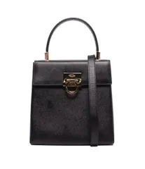 美品 サルヴァトーレフェラガモ 2wayショルダーバッグ ハンドバッグ肩掛け ガンチーニ BA-21 0160 レディース Salvatore Ferragamo