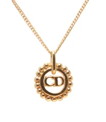 美品 クリスチャンディオール ネックレス CDロゴ レディース Christian Dior