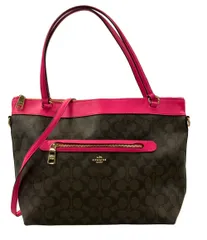 コーチ 2wayハンドバッグ ショルダーバッグ シグネチャー F23858 レディース COACH