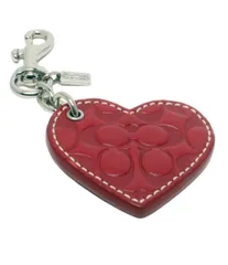 コーチ バッグチャーム ハートモチーフ シグネチャー レディース COACH