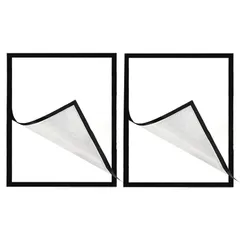 【人気商品】2枚セット 壁を傷つけない ダイヤモンド絵画用 賞状入れ 軽量 表彰状 自己粘着性 アートフレーム 壁掛け 賞状額 フォトフレーム マグネット付き a3 額縁 ダイヤモンドアート