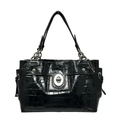 COACH(コーチ) トートバッグ - F14514 黒 型押し加工 レザー