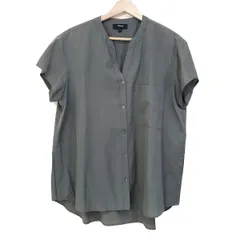 theory(セオリー) 半袖シャツブラウス サイズM レディース - カーキ