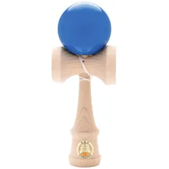 【数量限定】大空 日本けん玉協会認定 競技用けん玉 JKA 競技用 けん玉 国産品 職人仕上げ Koubou) 使いやすい 青 山形工房(Yamagata マリンブルー