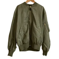 美品 23AW JOURNAL STANDARD ジャーナルスタンダード リバーシブルMA-1 ジャケット ブルゾン サイズF カーキ レディース 古着 中古 USED