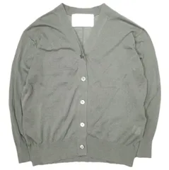 ADAWAS アダワス SHEER KNIT CARDIGAN シアーニットカーディガン ADWS-308-35 Free GREY Vネック トップス g23581のサムネイル