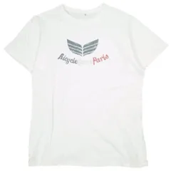 BICYCLE STORE PARIS バイシクルストア パリ フランス製 トリコロールプリントTシャツ M ホワイト 半袖 EDIFICE トップス g9666のサムネイル
