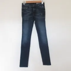 美品 DIESEL ディーゼル skinzee スキニーデニムパンツ 24 インディゴ レディース 古着 中古 USED