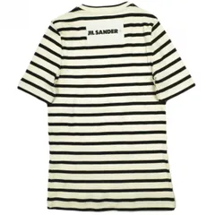JIL SANDER+ ジルサンダー イタリア製 Horizontal stripe crew neck Tee ボーダークルーネックＴシャツ JPPU707524 WU247518 XS Beige/Black JIL SANDER 半袖 トップス