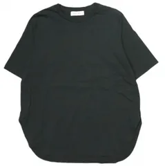 SACRA サクラ 22SS 日本製 コンパクトファインコットンクルーネック Tシャツ 122243091 38 BLACK 半袖 カットソー トップス g23624