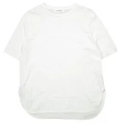 SACRA サクラ 22SS 日本製 コンパクトファインコットンクルーネック Tシャツ 122243091 38 WHITE 半袖 カットソー トップス g23625