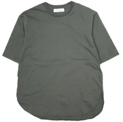 SACRA サクラ 24SS 日本製 EX.FINE COTTON TOP エクストラファインコットン ソリッドTシャツ 124146091 38 チャコールグレー カットソー トップス g23627