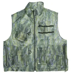 新品 Needles x PURPLE THINGS ニードルス パープルシングス 23SS 別注 日本製 BDU Vest - Heavyweight Mesh / Tiger メッシュベスト MR400 M Camo ジレ トップス g23968のサムネイル