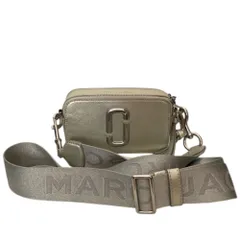 MARC JACOBS マークジェイコブス スナップショット バッグ シルバーカラー レディース 古着 中古 USED