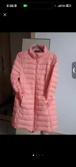 カッパ レディース ピンク 軽量 ダウンジャケット ロング丈 95(M)