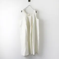 スタジオクリップ studio CLIP ナチュラル リネン ノースリーブチュニックワンピース オフホワイト┃麻 ドレス【2400014743784】