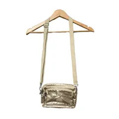 美品 Kipling キプリング ミニショルダーバッグ ウエストバッグ ベージュ レディース 古着 中古 USED