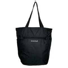 mont-bell(モンベル) トートバッグ ポケッタブル ライトトート S 黒 折りたたみ