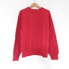 美品 24AW URBAN RESEARCH アーバンリサーチ ドアーズ UR TECH 200日ニット 長袖 スウェットライクプルオーバー M レッド レディース 古着 中古 USED