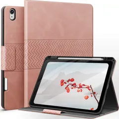 【人気商品】M3/M2 (2025/2024) ケース iPad iPad Air 第5/4世代 Air ケース10.9インチ 2022/2020 インチ ペンシル ホルダー収納 11 オートスリープ機能 ひび割れない auaua PUレザー製スマート (ピン