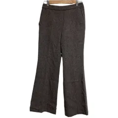 美品 BEAUTY & YOUTH UNITED ARROWS ビューティ&ユース ユナイテッドアローズ フレア パンツ サイズS グレージュ レディース 古着 中古 USED