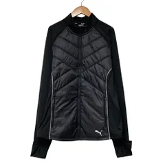 美品 PUMA プーマ パデッドジャケット シップブルゾン サイズXL ブラック レディース 古着 中古 USED
