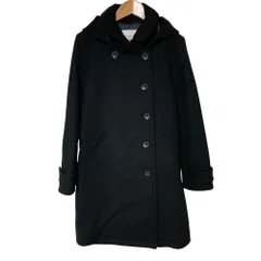 良品 22AW URBAN RESEARCH DOORS アーバンリサーチドアーズ ショールカラー2WAYロングコート DR27-27T206 サイズS ブラック レディース 古着 中古 USED