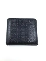 ⭐未使用級⭐LOEWE アナグラム 二つ折り財布 ブラック レザー LOEWE（ロエベ） 二つ折り財布 C565302X07 メンズ バイフォールド
