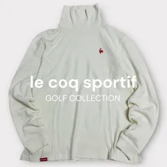 le coq sportif　ルコックスポルティフ　ゴルフコレクション　レディース　タートルネック　長袖シャツ　ストレッチ　ニット　デサント　スポーツウェア