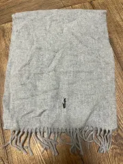 ポロ マフラー ベージュ