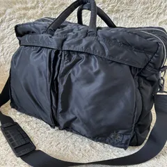 送料無料】ポーター　タンカー　ビジネスバッグ　2way 2層式　特大　ショルダー　出張　黒 PORTER TANKER ブリーフケース