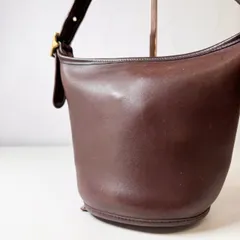 ✨BCランク　COACH　old coach　vintage coach　One-shoulder　Shoulder bag　Bucket bag　Shoulder strap　glove-tanned leather　9019　「０AP」
