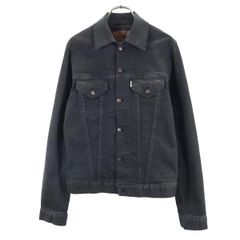 90s Levi's W7505-03 ブラックデニムジャケット 先染め M - メルカリ