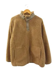 ユニクロ UNIQLO White Mountaineering フリース オーバーサイズ プルオーバー L 茶 ブラウン トップス