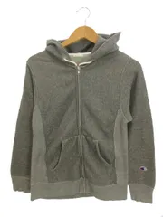 チャンピオン CHAMPION リバースウィーブ ジップ スウェットシャツ パーカー M グレー系 トップス