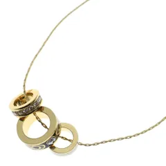 COACH (コーチ) シグネチャー エナメル ロンデル サークル チェーンネックレス ゴールド