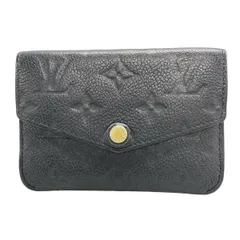 LOUIS VUITTON(ルイヴィトン) コインケース モノグラム・アンプラント ポシェット・クレ M60633 ノワール レザー