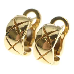 CHANEL (シャネル) ココクラッシュ ピアス イエローゴールド K18 J11134 ジュエリー