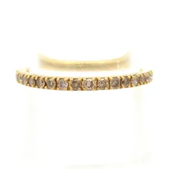 agete(アガット) リング - K18YG×ダイヤモンド 0.20カラット