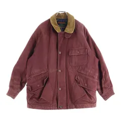 McGREGOR (マクレガー) コーデュロイカラー コットン ジップアップ ワークジャケット レッド G13-9606