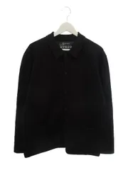 ナノユニバース nano universe ソロナ SORONA レギュラーカラーニットカーディガン 668-1122012 L 黒 ブラック 長袖 トップス 