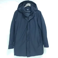 uniqro ハイブリッドダウン コート   L    ネイビー