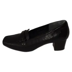 REGAL(リーガル) パンプス 23 1/2 レディース - 黒 型押し加工 レザー