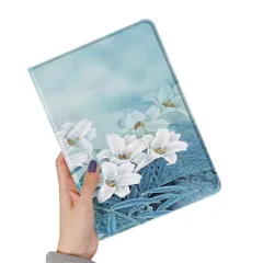 【在庫処分】Mini6，柄B） 角度調節（iPad 手帳型 頑丈 ブック式 お洒落 虹 花柄 レディース 8.3インチケース 第6世代 Mini Mini iPad iPad おしゃれ 軽量 ペンシル収納 ケース 6 かわいい