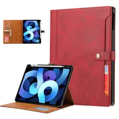 【新着商品】充電対応」 アイパッド 収納 Pencil オート」「Apple 「スタンド機能 10.9 「カード収納」 レザーカバー 高級PU 全面保護 インチ ）耐衝撃 2018 1世代 2020/ エア4 2世代 11（ Pro iPad 保護カバー iP