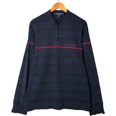 古着 90年代 ラルフローレン Ralph Lauren POLO SPORT ポロスポーツ ストライプ柄 ヘンリーネック ロングTシャツ ロンT/eaa581570