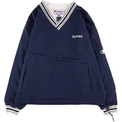 古着 90~00年代 チャンピオン Champion Vネック ナイロンプルオーバー メンズXL相当/eaa581584